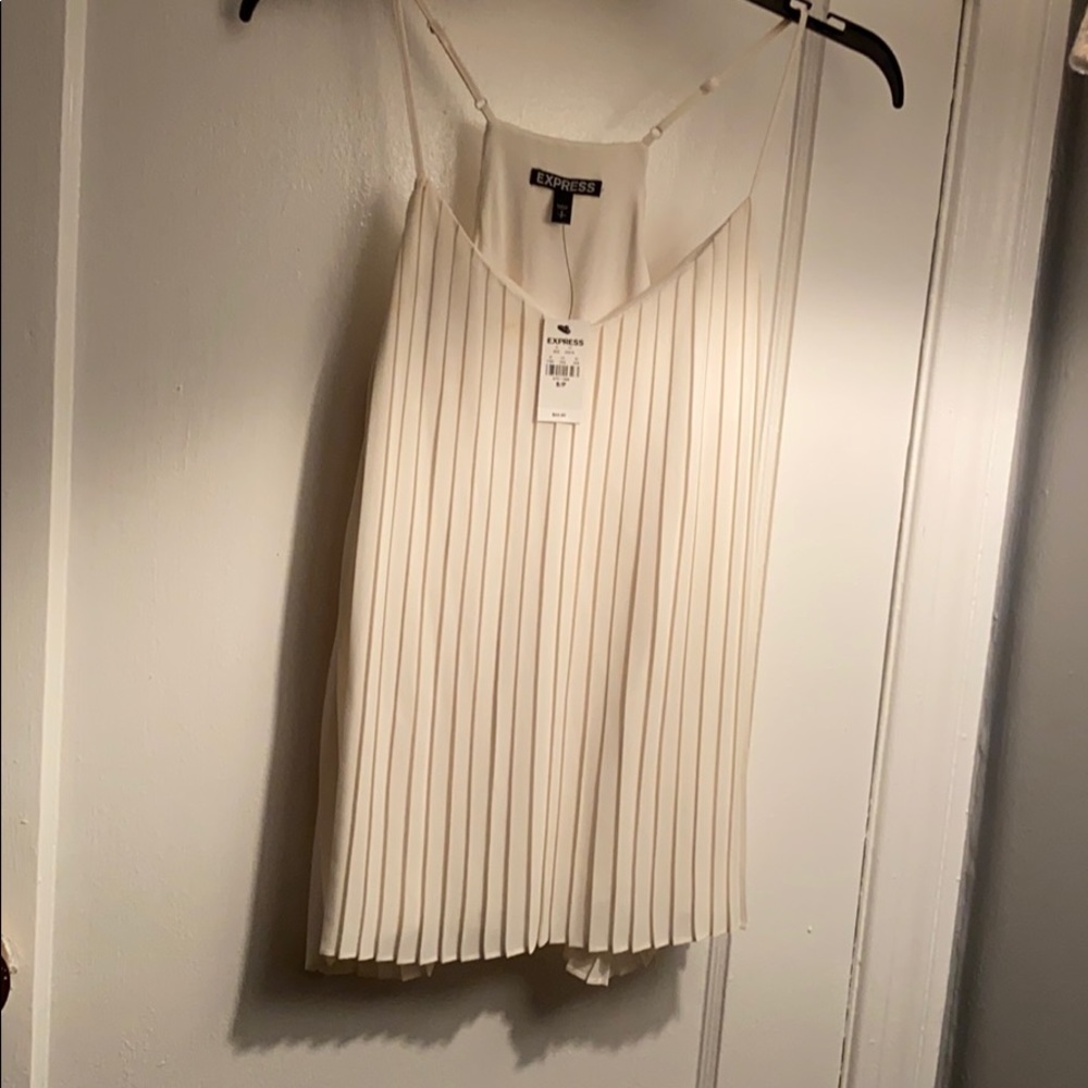 White blouse w straps